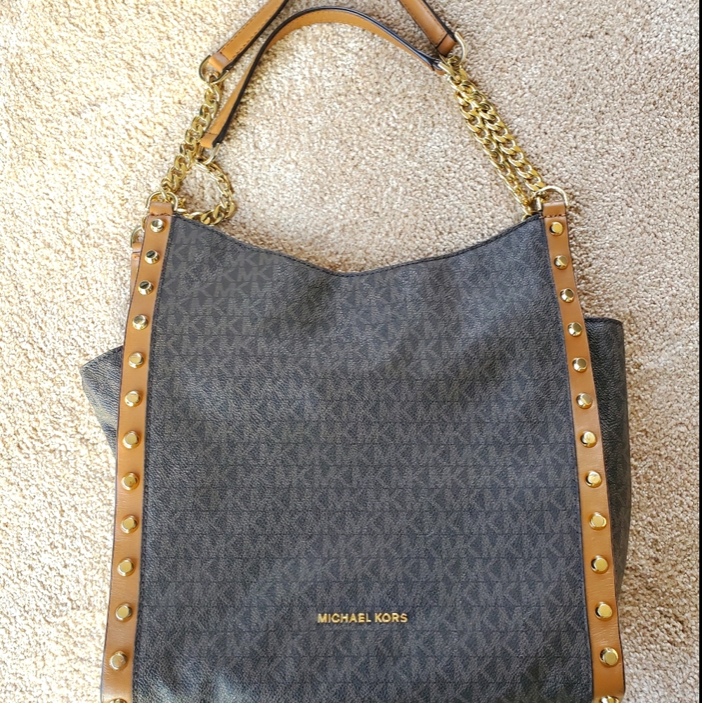 Michael Kors Studded Leather Tote